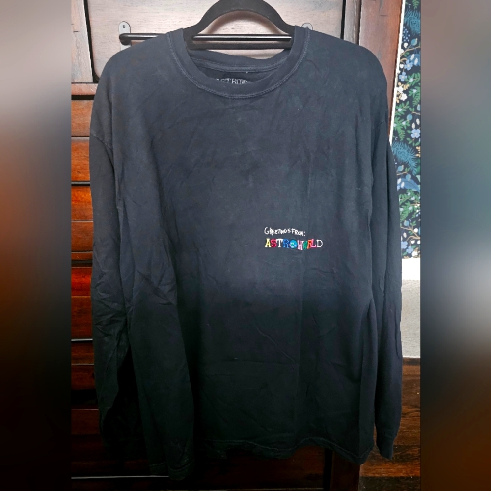 Cactus Jack by Travis Scott Black Long Sleeve Tees